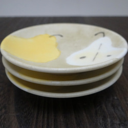 洋なしの豆皿（イエローグレー、アボカドグリーン 5枚目の画像