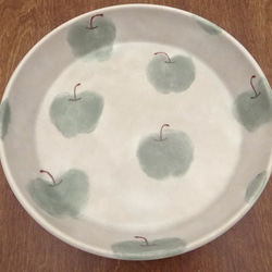 ジジりんごパイ皿19（ウォームグレイ） 2枚目の画像