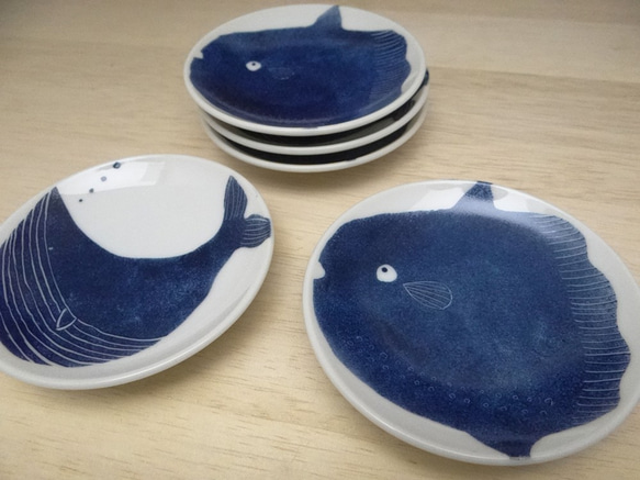 藍色豆皿（単品） 3枚目の画像