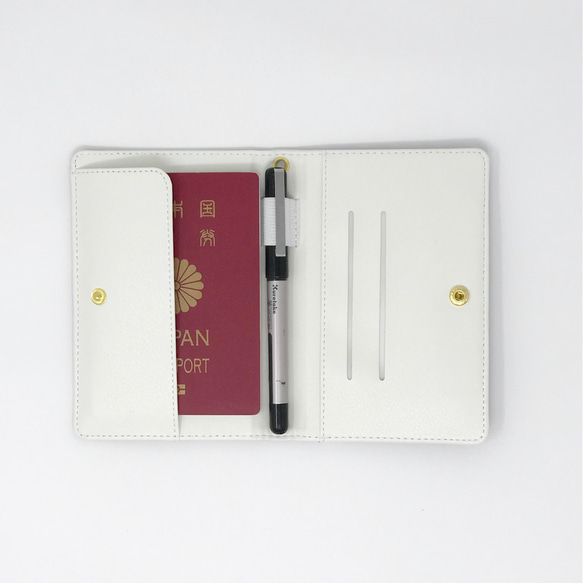 パスポートケース ／ 百合（ゆり）　B ボタニカル 5枚目の画像