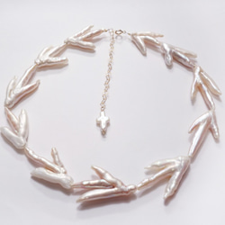 twig pearl necklace 1枚目の画像