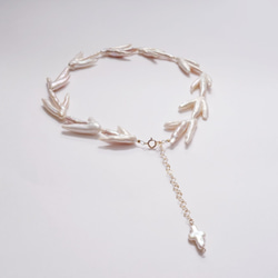 twig pearl necklace 3枚目の画像