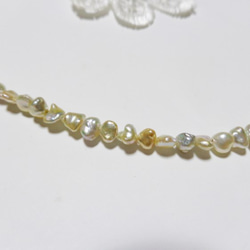 日本Akoya珍珠罌粟項鍊（金罷了） 第4張的照片