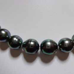 ■黑珍珠（南海大溪地黑珍珠）項鍊■ 第4張的照片