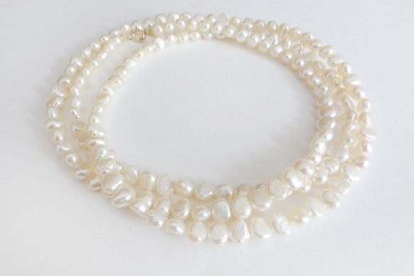 Baroque Pearl　Long Necklace　90㎝ 2枚目の画像
