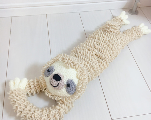 なまけもの編みぐるみ あみぐるみ kana 通販 11261240｜Creema