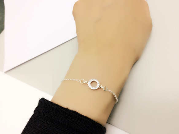 Pavé チェーンブレスレット: Pavé Ring Bracelet 5枚目の画像