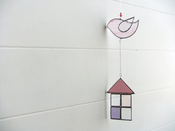 house＆bird (pink)　　Creema限定 3枚目の画像