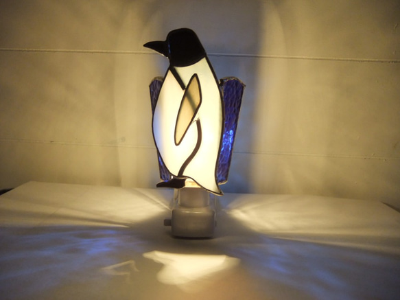おやすみランプ（penguin blue　6面ver.）【Creema限定】 6枚目の画像