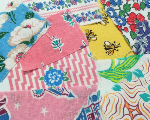 ドイツ1930～40年代 フィードサック ヴィンテージ はぎれ パッチワーク