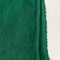 後ろリボン　リネンチュニック　袖丈が選べるブラウス　　春夏秋冬　グリーン　緑 4枚目の画像