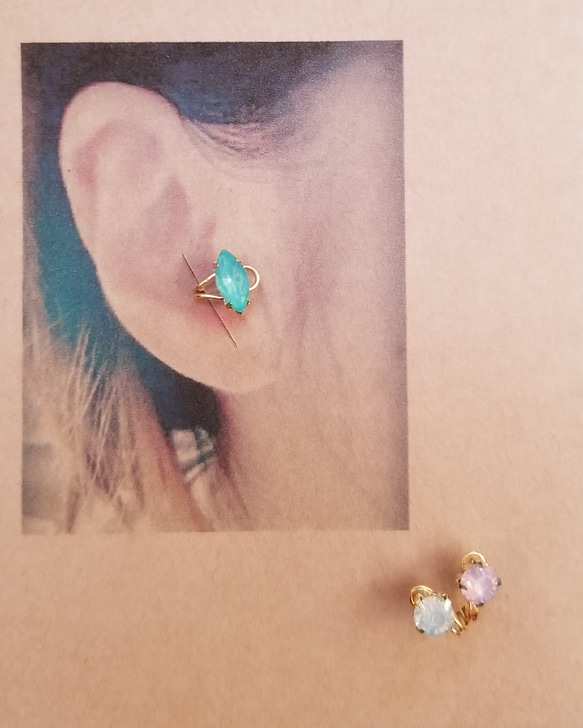 トラガストイヤーカフ3個1セット ピアス（その他） ひまわり🌻 通販  