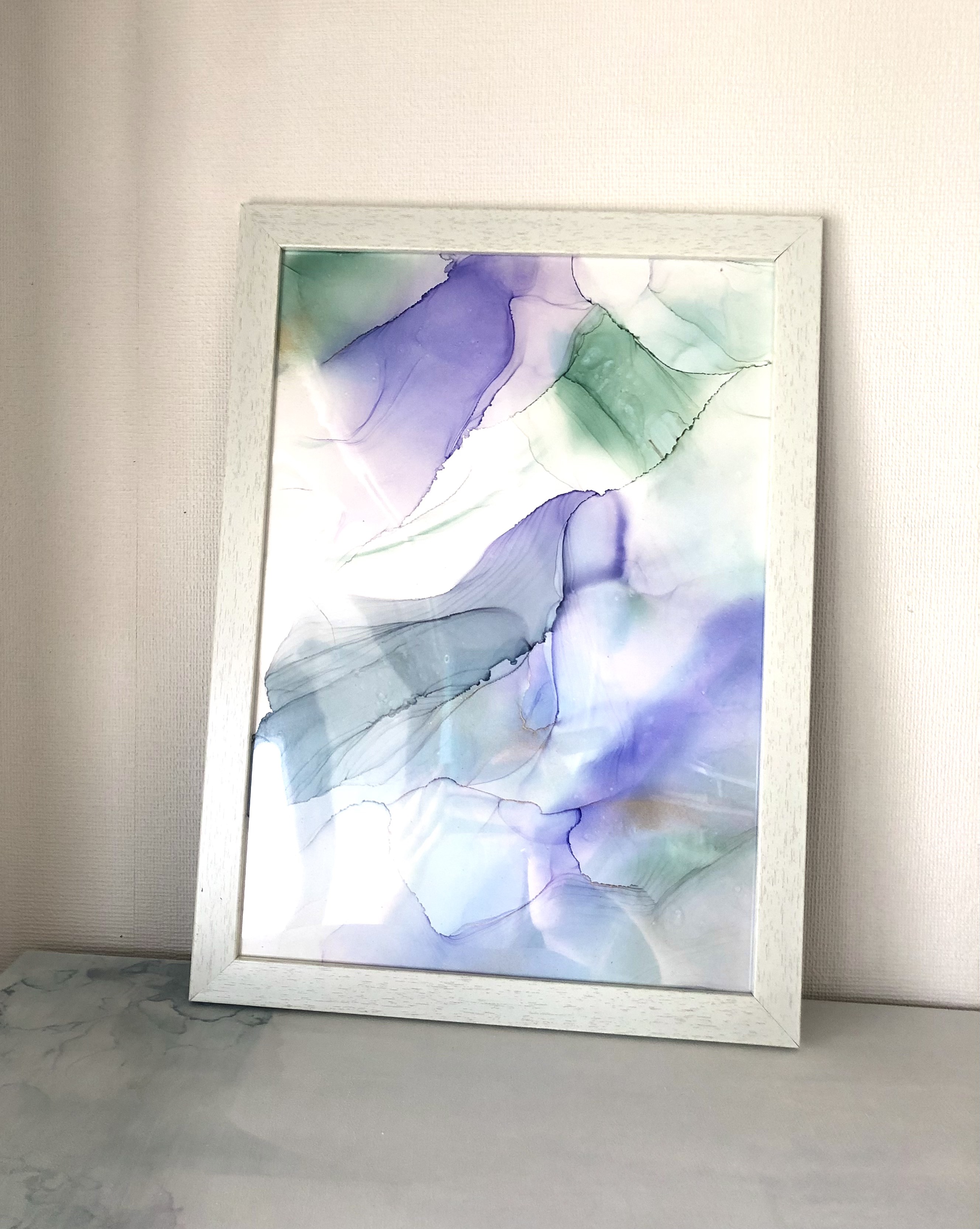 送料無料　オリジナル風水アート 原画　A4