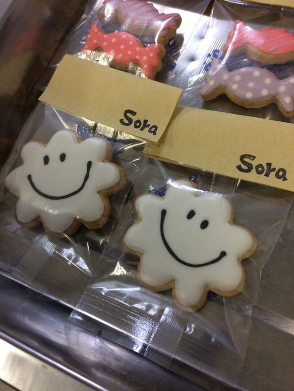 Soraのアイシングクッキー2枚（単品よりお得） 3枚目の画像