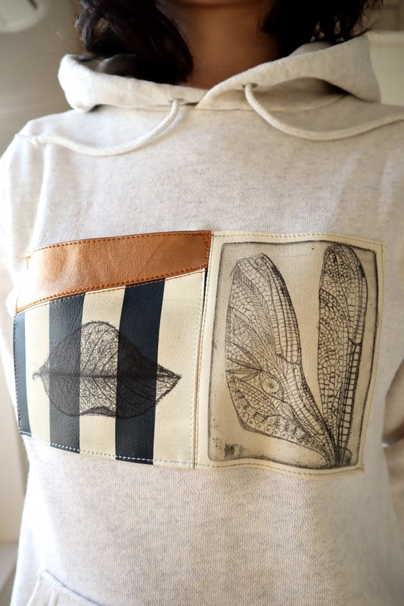 Art Sweatshirts-アートスウェットシャツーオートミール（女性） 7枚目の画像