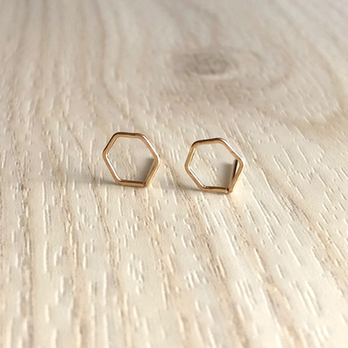 ピアス 14kgf パール ゴールド ピアス 14KGF | TSUBUZ