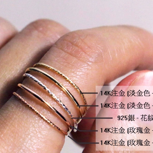 ミニ折り鶴クリスタルリング-ちょっとした月光（ブルーゴールド