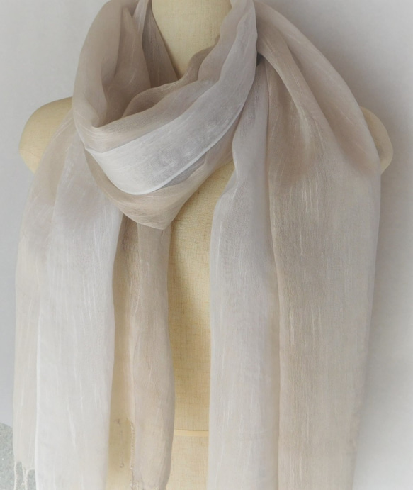 「イカスミ染め」つやさらコットンシルクストール 人気・おすすめ｜使いやすい・旅行におすすめ 品質保証 全国発送 在庫限り