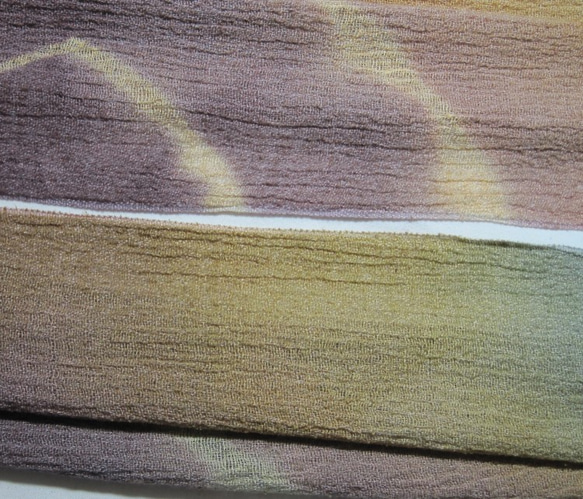 絞りぼかし染めストール シルク８０% (3) 5枚目の画像