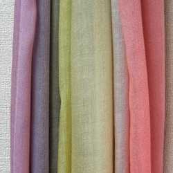 「虹の様なぼかし染め」レーヨン１８０×７０ 3枚目の画像
