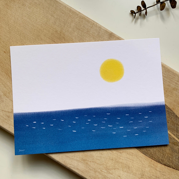 【平靜海】插畫明信片 祝福 卡片 萬用卡 聖誕卡 禮物 第1張的照片