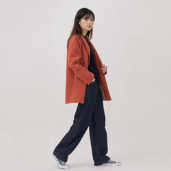 Carol Cotton Raglan Sleeves Suit jackets / Brick Red 5枚目の画像