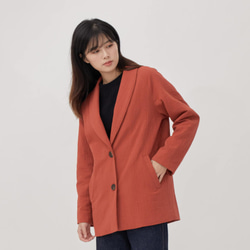 Carol Cotton Raglan Sleeves Suit jackets / Brick Red 10枚目の画像