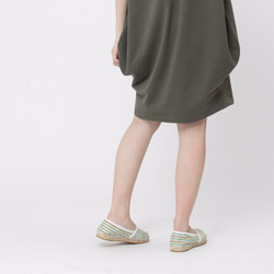 Franch terry lantern dress / Green Project009 8枚目の画像