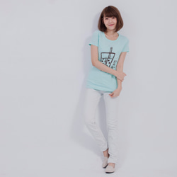 パールミルクティー Bubble Tea So Sweet (甘いです) Cotton T-shirt 3枚目の画像