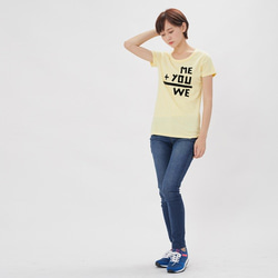 Love Couple  恋人　Cotton T-shirt  Egg Yellow 4枚目の画像