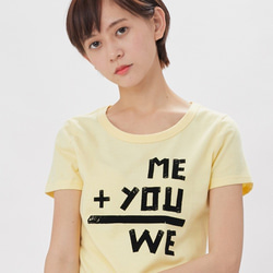 Love Couple  恋人　Cotton T-shirt  Egg Yellow 5枚目の画像