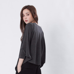 Bonita Batwing Sleeves Jersey Top/ Grey 5枚目の画像