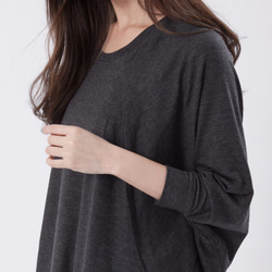 Bonita Batwing Sleeves Jersey Top/ Grey 8枚目の画像