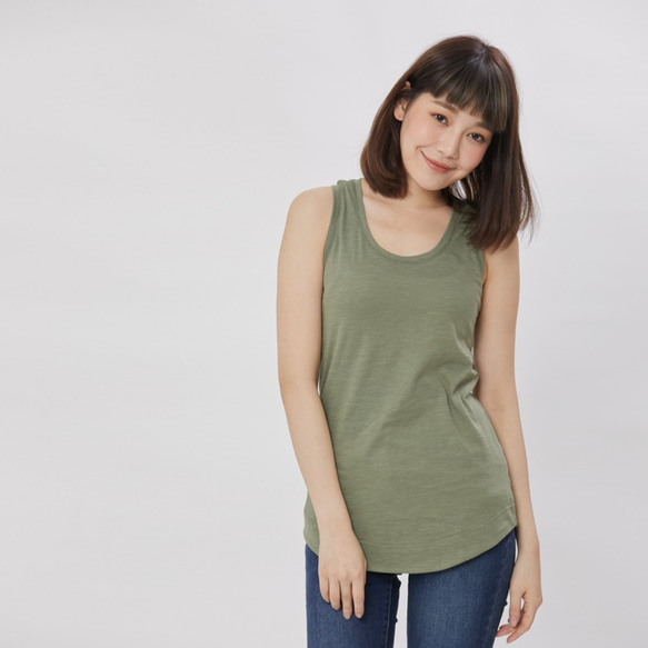 【Creema only 福袋】U Neck Cotton Tank Top (2入) 2枚目の画像