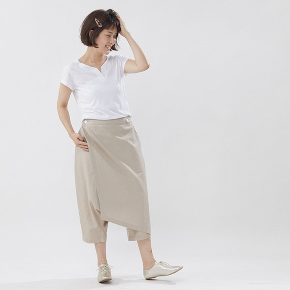 Hayden Low Waist pants / Linen 4枚目の画像