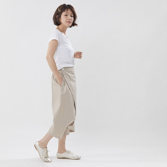 Hayden Low Waist pants / Linen 8枚目の画像