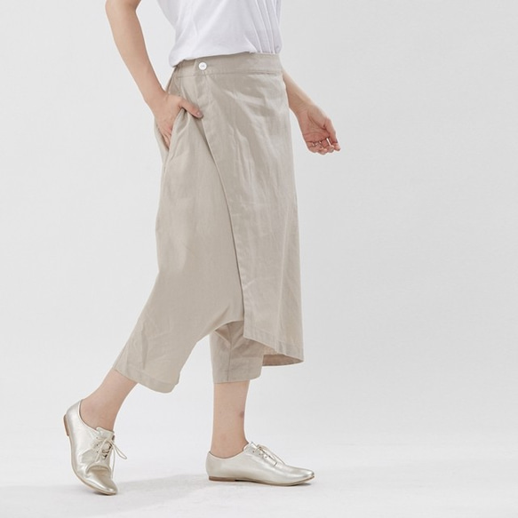 Hayden Low Waist pants / Linen 9枚目の画像