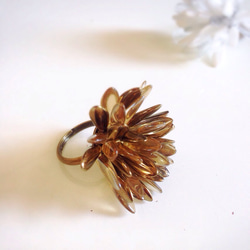 flower ring bronze 2枚目の画像