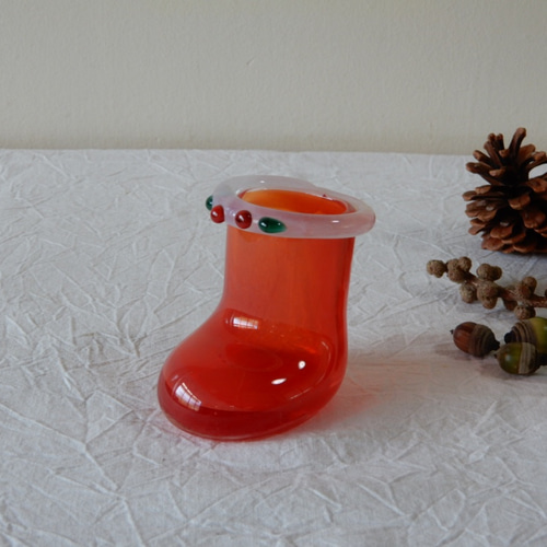 ガラス　花瓶　赤　クリスマス 楽天市場】【価格見直し】【2025/10/13】カメイガラス □【花器