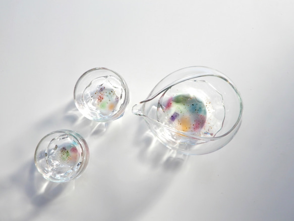 春うらら・金雲母の酒器セット 3枚目の画像