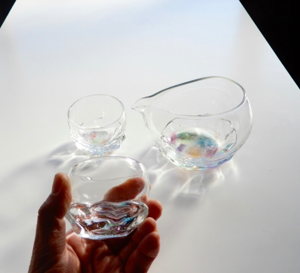 春うらら・金雲母の酒器セット 4枚目の画像