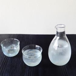 潮騒ぐい呑・徳利　酒器セット 2枚目の画像