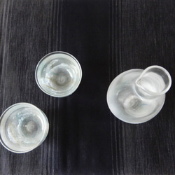 潮騒ぐい呑・徳利　酒器セット 3枚目の画像