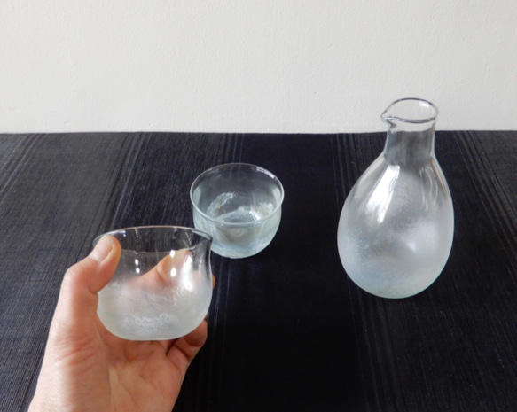 潮騒ぐい呑・徳利　酒器セット 6枚目の画像