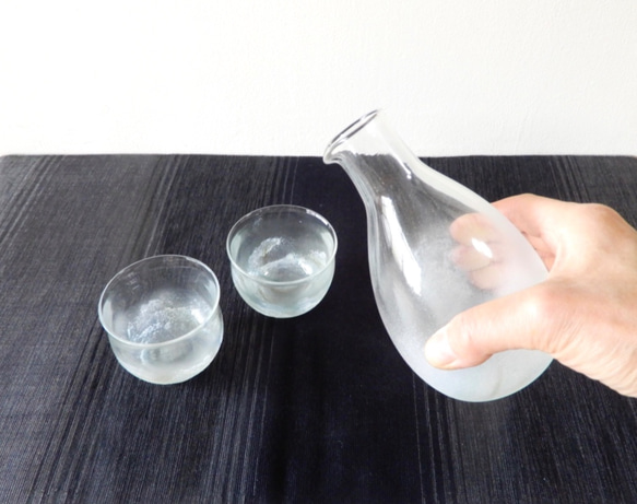 潮騒ぐい呑・徳利　酒器セット 8枚目の画像