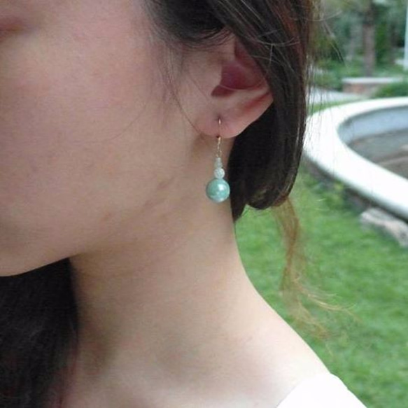 瑪德貝拉×水晶 耳飾 第2張的照片