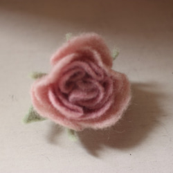 古典玫瑰胸針 粉紅色 訂製款 第3張的照片