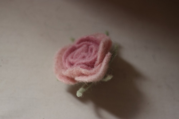 古典玫瑰胸針 粉紅色 訂製款 第4張的照片