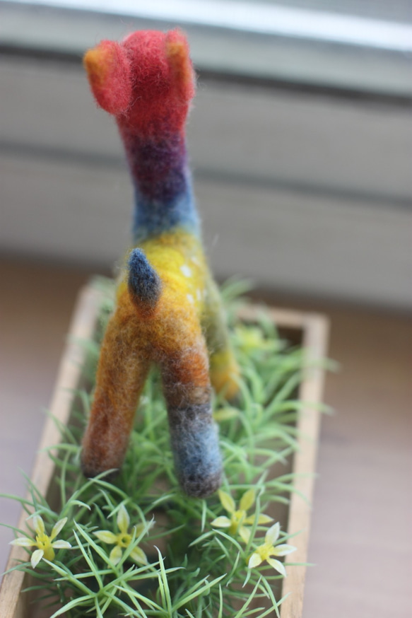 天然植物染彩虹小鹿 第4張的照片