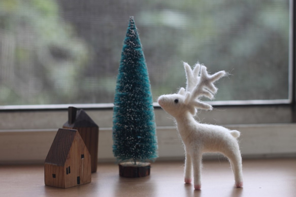 白色馴鹿 聖誕節送禮 交換禮物 最佳選擇 訂做款 第2張的照片
